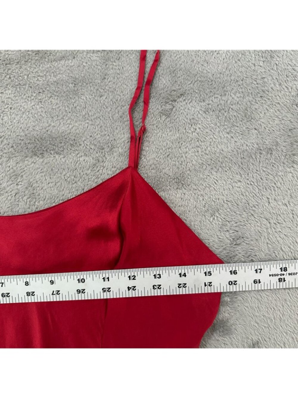 Vintage 90s Y2K Victoria's Secret 100% Silk Red Slip Dress Mini SMALL - Picture 5 of 9